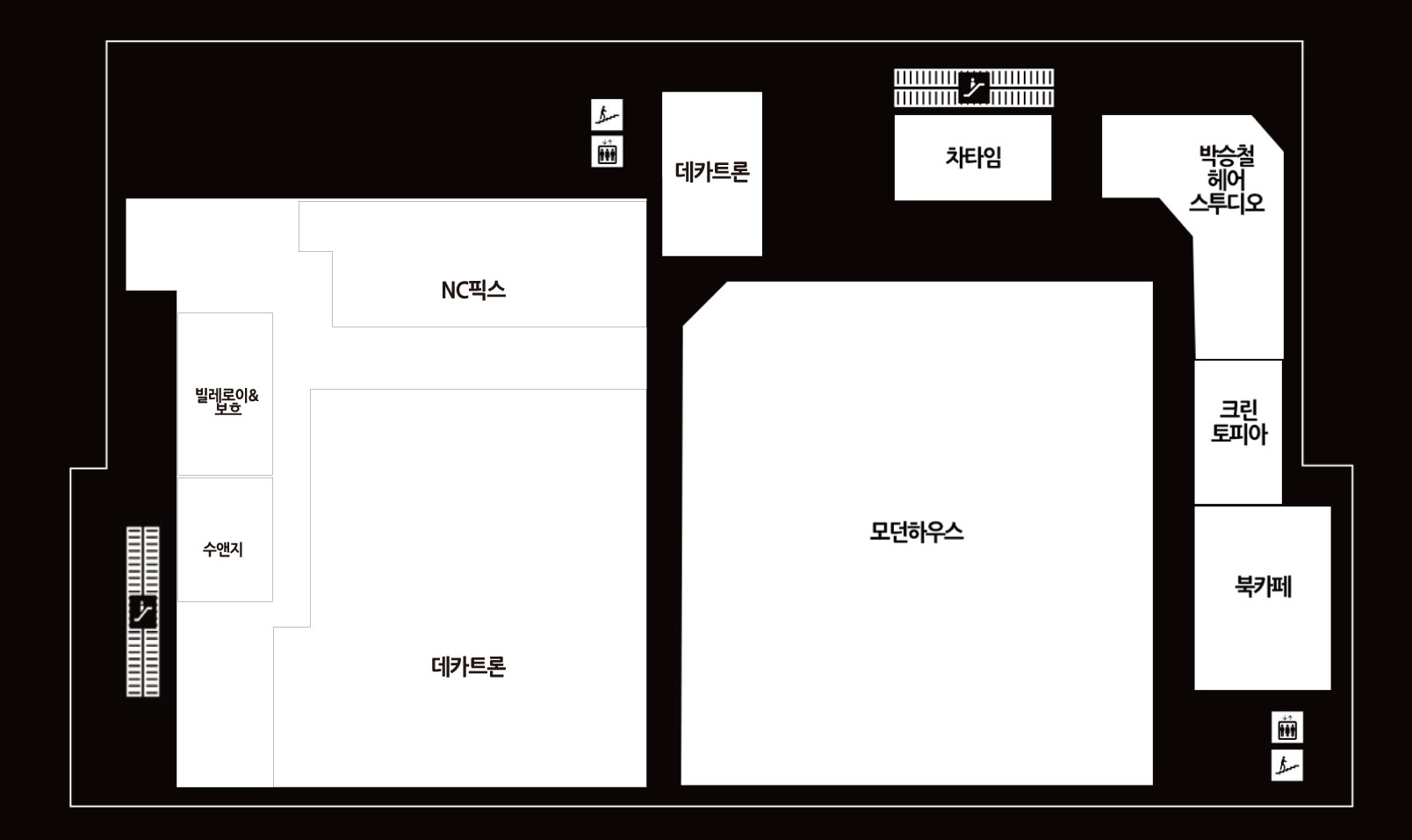 NC 야탑점 본관 B2F 도면 이미지